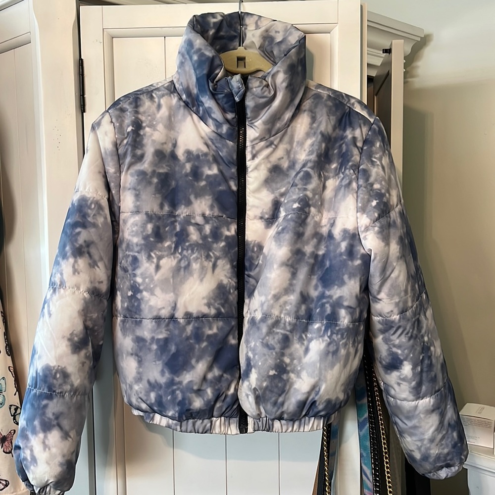 Tie Dye Puffer Jacket